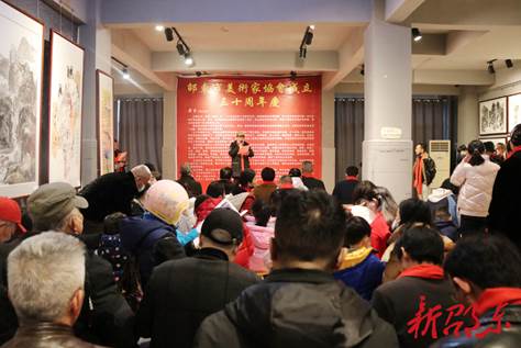 邵东美协跨年展 开启新年新气象_邵阳头条网
