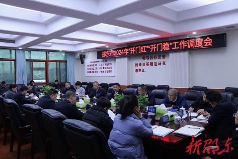 李国军主持召开邵东市2024年“开门红”“开门稳”工作调度会_邵阳头条网