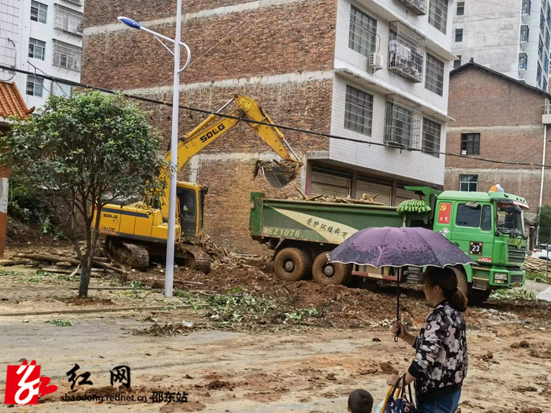 大禾塘街道：拆除半边房消除大隐患_邵阳头条网