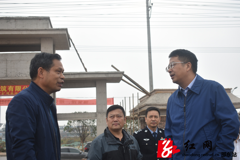沈志定督查廉桥医药科技工业园建设进度(图1)