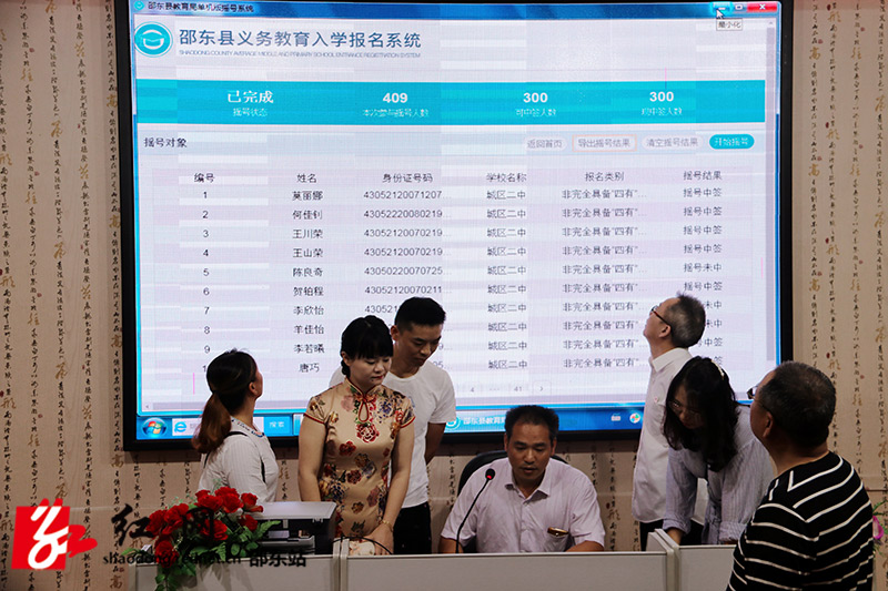 邵东城区4所公办初中学校摇号录取662名新生(图3)