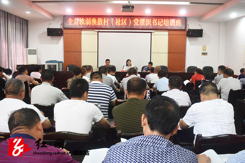 邵东县举办软弱涣散村（社区）党组织书记培训班(图1)