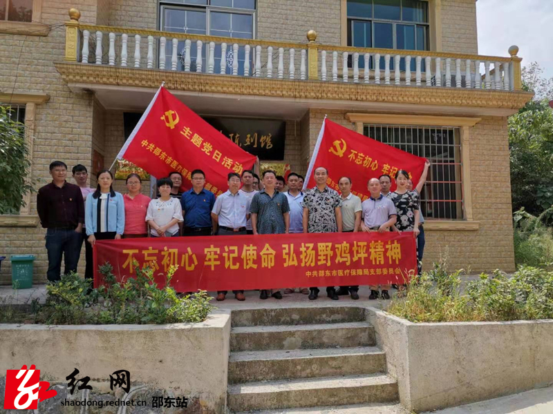 邵东医保：弘扬野鸡坪精神 开展主题教育(图1)