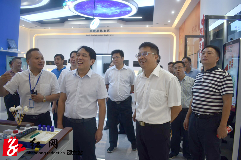攸县党政代表团到邵东考察产业项目建设(图2)