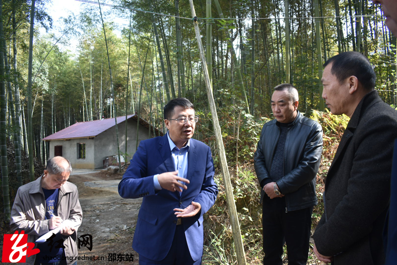 沈志定到九龙岭镇走访贫困村(图1)