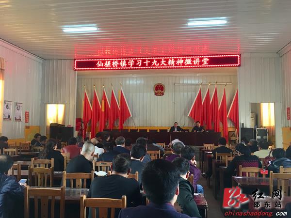 仙槎桥镇开展十九大精神微宣讲活动(图1)