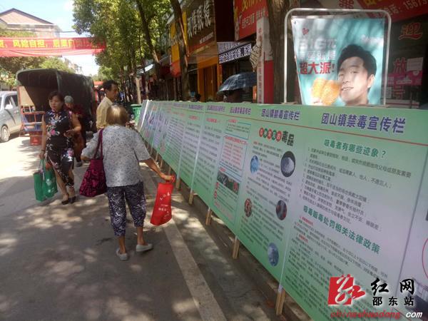 团山镇开展“6.26国际禁毒日”宣传活动(图2)