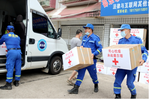 邵东市红十字会转赠企业爱心物资助力疫情防控(图4)