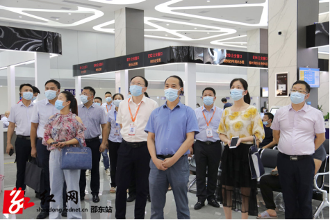 湖南省政务管理服务局来邵东政务大厅检查指导工作(图1)