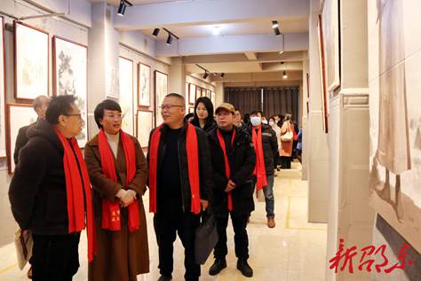 邵东美协跨年展 开启新年新气象(图2)