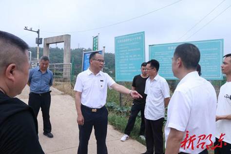 罗健康到仙槎桥镇督查槎江河段治理工作(图1)