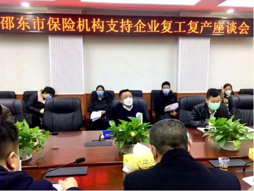 周玉凡专题调度邵东保险行业支持企业复工复产工作(图1)