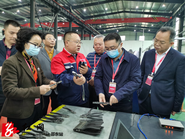 省工信厅来邵东市调研五金产业发展(图2)