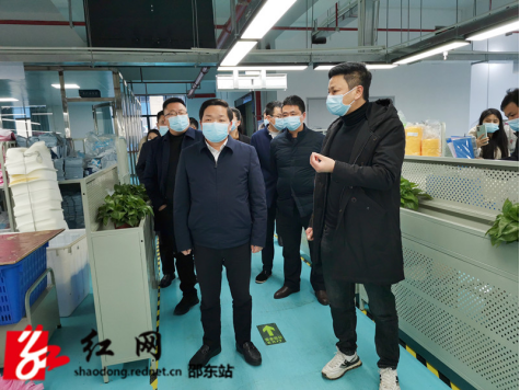 李国军调研企业复工复产和项目建设情况(图1)