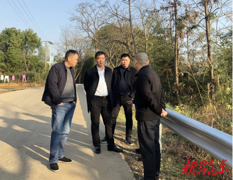 刘家豪调研乡村振兴示范路建设(图1)