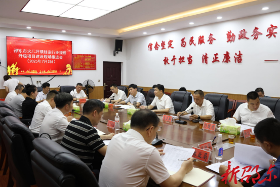 付凯军主持召开火厂坪镇铸造行业提质升级项目建设现场推进会(图1)